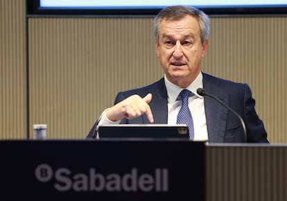 El consejero delegado de Sabadell, César González-Bueno.