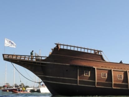 El galeón Andalucía es una réplica de las naos españolas del siglo XVII