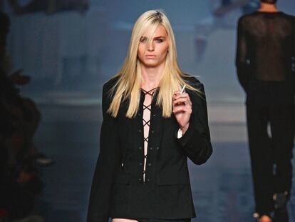 La última sensación de las pasarelas: el modelo serbio Andrej Pejic.