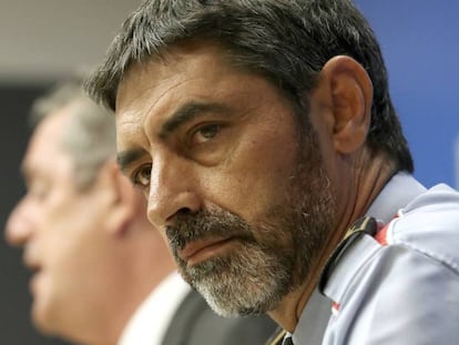El exresponsable de los Mossos d'Esquadra, Josep Lluís Trapero.