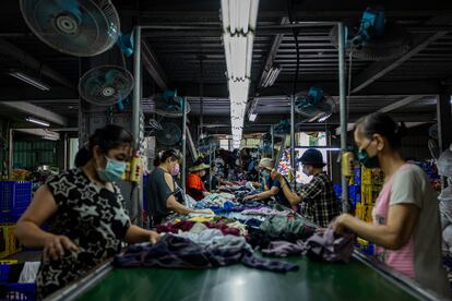 Trabajadoras textiles