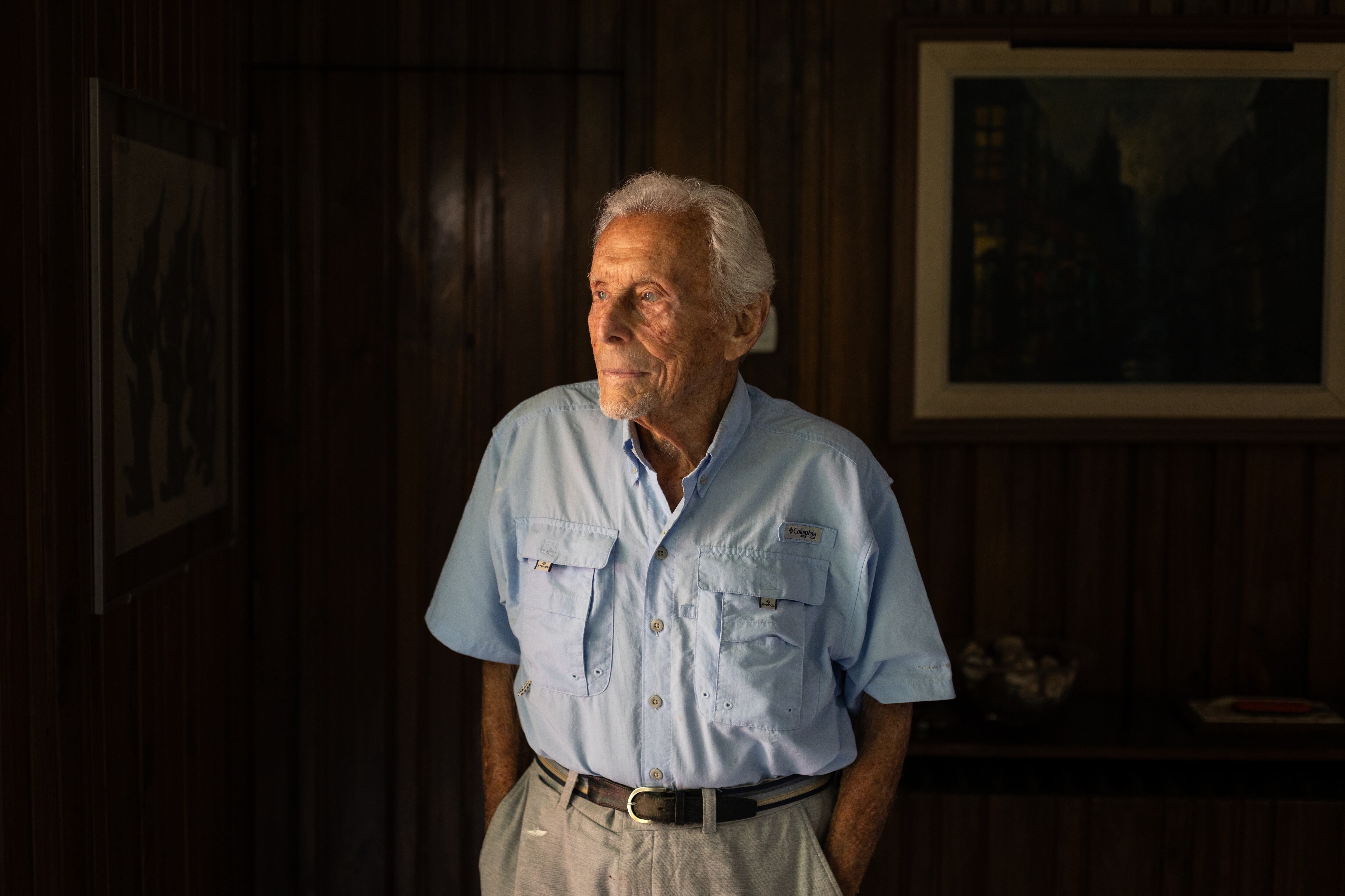 Rudi Haymann, en su casa, el 6 de Febrero.