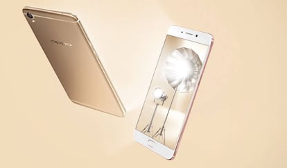 Smartphone R9 de Oppo.