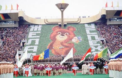 El oso Misha fue la mascota de los Juegos de Moscú de 1980, los Juegos del boicot.