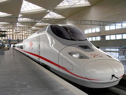 Talgo ha recibido este jueves el certificado de evaluación de conformidad definitivo de su nuevo tren de muy alta velocidad, el 'Avril', que tras dos años de exhaustivas pruebas y más de 50 millones de euros de inversión en su desarrollo durante ocho años, ya está preparado para su comercialización
TALGO
(Foto de ARCHIVO)
28/7/2016