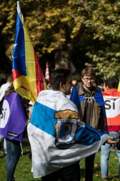 Manifestación en Santiago.