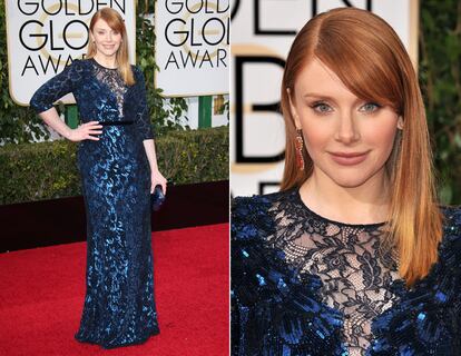 La historia de Bryce Dallas Howard es algo distinta. La protagonista de Jurassic World acudió a la pasada edición de los Globos de Oro con un Jenny Packham que ella misma compró en los grandes almacenes Neiman Marcus. No especificó que ninguna marca hubiera rechazado vestirla pero sí apuntó: "Me gusta tener muchas opciones para una talla 6 (es decir, una 38 en Europa) en vez de una sola propuesta. Por eso siempre voy a los grandes almacenes".