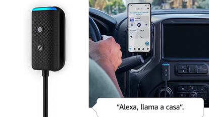 El Echo Auto lleva al coche todas las ventajas del asistente de voz Alexa. AMAZON.