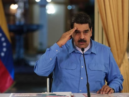 Nicolás Maduro, el pasado 3 de septiembre en el palacio de Miraflores. 