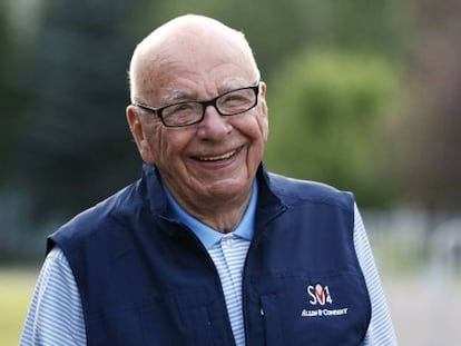 Rupert Murdoch, na reunião de Sun Valley, realizada na semana passada.