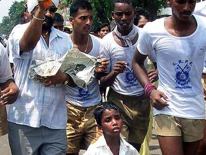 Budhia Singh, en una carrera en mayo de 2006.