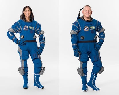 Astronautas de la NASA Sunita “Suni” Williams y Barry “Butch” Wilmore