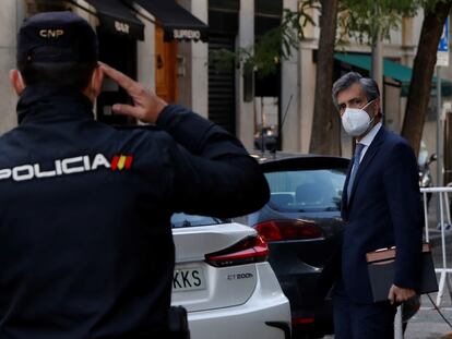 El presidente del Consejo General del Poder Judicial (CGPJ), Carlos Lesmes, el pasado mes de septiembre en Madrid.