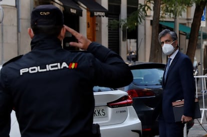 El presidente del Consejo General del Poder Judicial (CGPJ), Carlos Lesmes, el pasado mes de septiembre en Madrid.