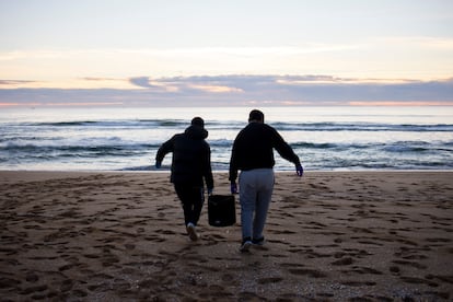 Vertido de pellets' en costa de Galicia