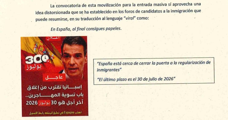 Imágenes del informe de la Policía