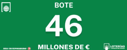 Bote de 46 millones de euros en La Primitiva