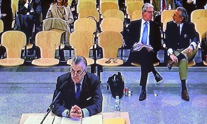 Bárcenas, durante el juicio.