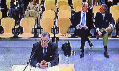 Bárcenas, durante el juicio. 