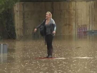 Driver had attempted to cross a flooded underpass after a weekend of heavy rains in Valencia region