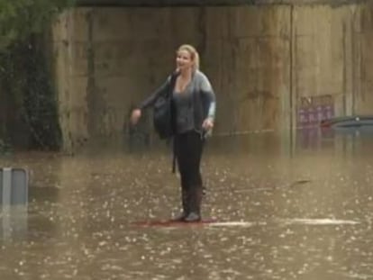 Driver had attempted to cross a flooded underpass after a weekend of heavy rains in Valencia region
