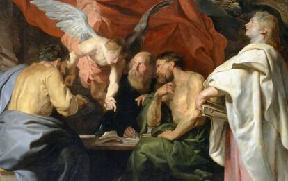 'Los cuatro evangelistas', Pedro Pablo Rubens (1614)