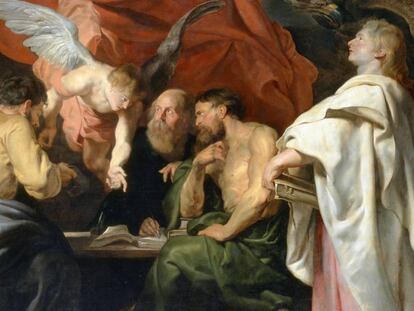 'Los cuatro evangelistas', Pedro Pablo Rubens (1614)