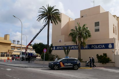Sede de la Jefatura Superior de Policía en Melilla, el pasado martes.