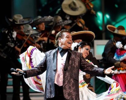 Juan Gabriel, en los Grammy Latinos de 2009.