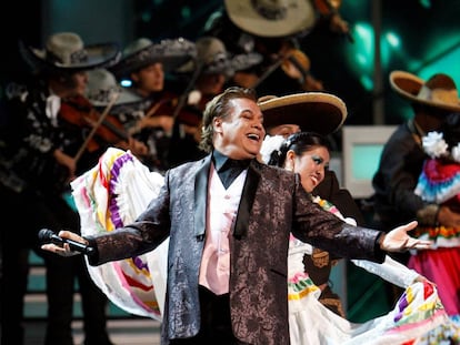 Juan Gabriel, en los Grammy Latinos de 2009. 