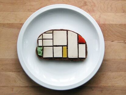 Sándwich Mondrian