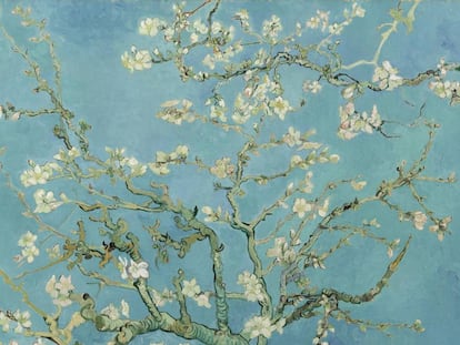 'Almendro en flor' (1890), lienzo de Vincent van Gogh. 