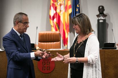 La investidura de Núria Marín como presidenta de la Diputación de Barcelona, en una imagen de archivo.