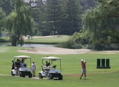 Campo de golf en Mijas (Málaga).