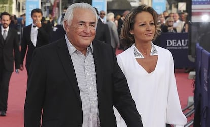 DSK y Myriam L&rsquo;Aouffir en el Festival de Deauville el pasado mes de septiembre.