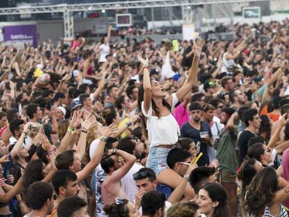 Asistentes al Arenal Sound de 2017. 