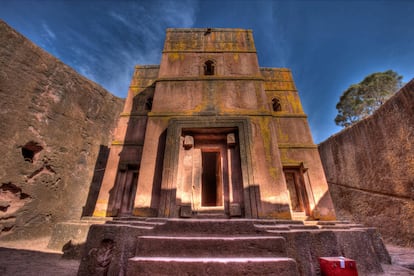 La iglesia de San Jorge de Lalibela.