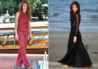 Elisa Sednaoui

	La modelo y actriz italiana deslumbró de Alberta Ferretti posando en la playa.