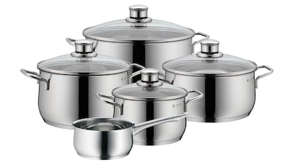 Vista de la batería de cocina con descuento en Amazon.