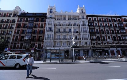 El edificio de Fuencarral 112, es uno de los 14 inmuebles que eran propiedad de Fusara. 