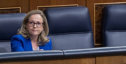 La vicepresidenta primera, Nadia Calviño.