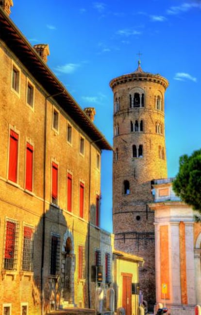 El baptisterio Neoniano de Rávena (Italia).