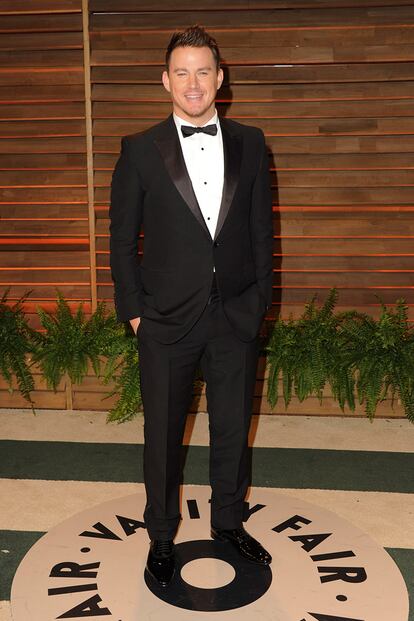 El actor Channing Tatum, uno de los más sexy en la fiesta Vanity Fair.