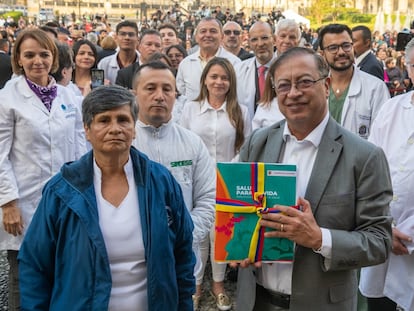 Radicación del proyecto de la reforma a la salud, en Bogotá, el 13 de febrero de 2023.