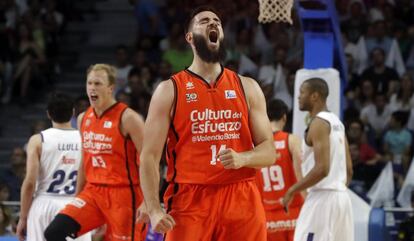 Dubljevic, durante el segundo partido.