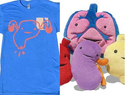 Peluches con forma de riñón