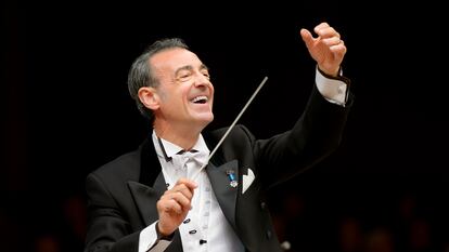 El director de orquesta y compositor Miguel Ángel Gómez Martínez, en una foto cedida por RTVE.