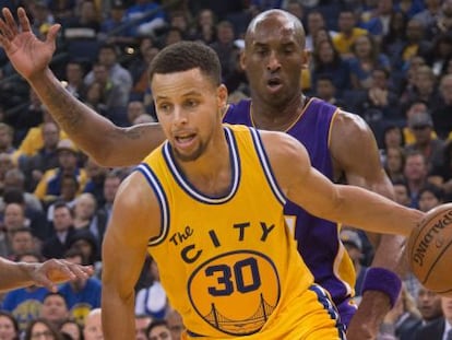 Stephen Curry y Jobe Bryant.