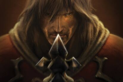 Un boceto del diseño final del videojuego <i>Castlevania: lords of shadow.</i>