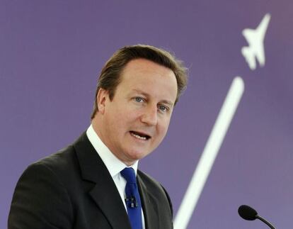 El primer ministro brit&aacute;nico, David Cameron.